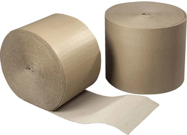 Bølgepap 150cmx70m brun